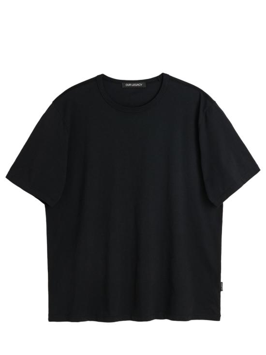 26FW 아워레가시 뉴 박스 저지 반소매 티셔츠 M2206NBL BLACKCLEANJERSEY