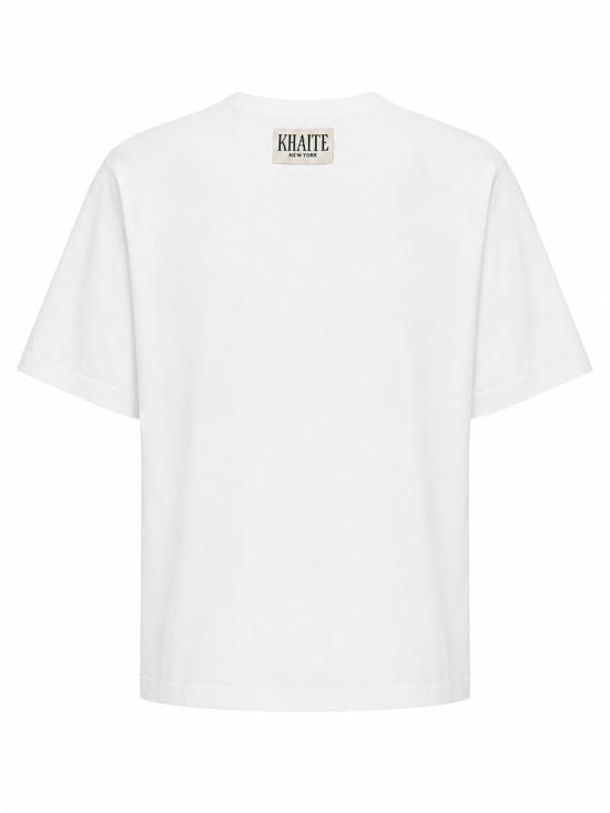26FW 케이트 반팔 티셔츠 2196138 W138100 WHITE - KHAITE