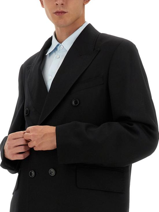 26FW 아워레가시 언컨스트럭티드 DB 블레이저 블랙 파나마 울 M4200DBBP BLACKPANAMAWOOL - OUR LEGACY