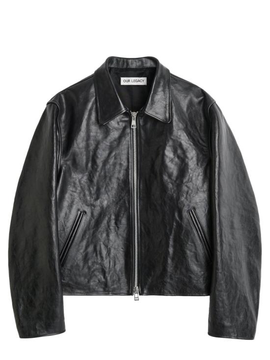 26FW 아워레가시 미니 자켓 탑 다이드 레더 블랙 M4239MTD TOPDYEDBLACKLEATHER - OUR LEGACY