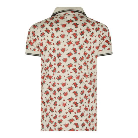 26FW 비비안웨스트우드 로즈 플로럴 프린트 코튼 반팔 폴로 셔츠 2H01000Z J00AVO3O3 ROSES - VIVIENNE WESTWOOD