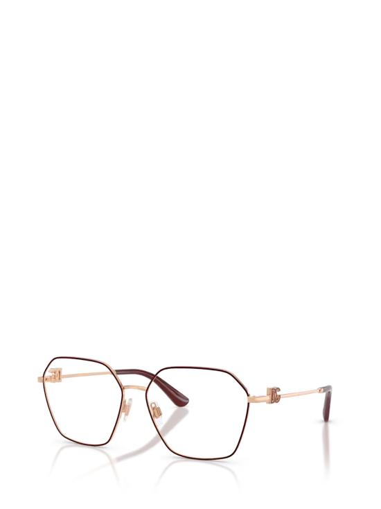 26FW 돌체앤가바나 안경 DG1366 1351 PINK GOLD BORDEAUX - DOLCE & GABBANA