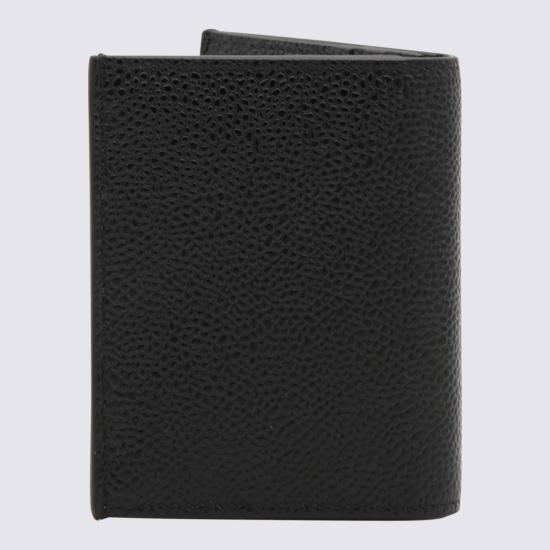 26FW 톰브라운 페블 그레인 더블 카드 홀더 MAW021L 00198001 BLACK - THOM BROWNE