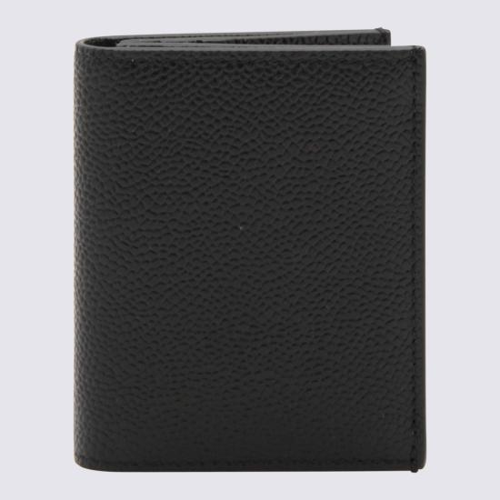 26FW 톰브라운 페블 그레인 더블 카드 홀더 MAW021L 00198001 BLACK - THOM BROWNE