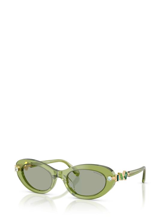 26FW 스와로브스키 선글라스 SK6042 3002 2 TRANSPARENT GREEN - SWAROVSKI