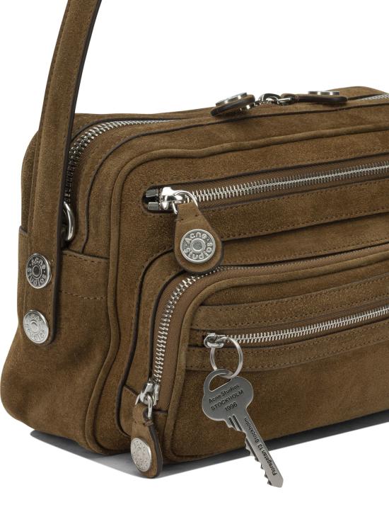26FW 아크네 스튜디오 카메로 파티 스웨이드 백 C10284295 Brown - ACNE STUDIOS