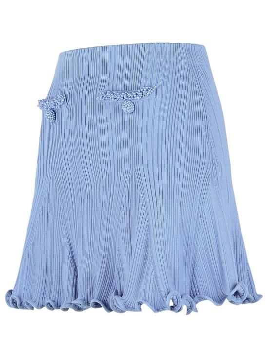 26SS 셀프 포트레이트 숏 스커트 RS26 555SK BLBLUE Light Blue - SELF PORTRAIT
