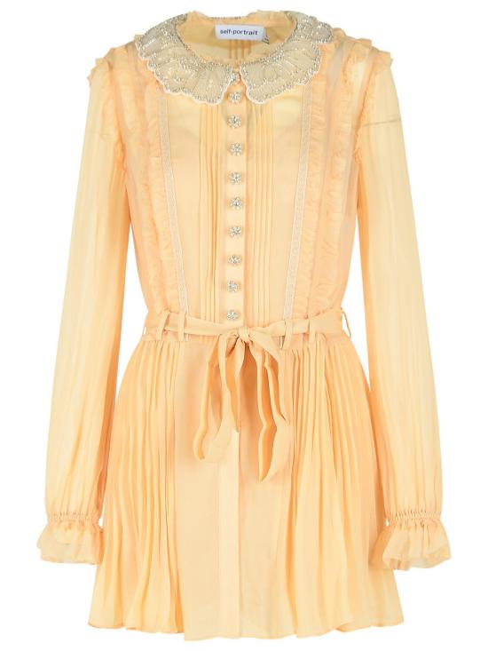 26SS 셀프 포트레이트 숏 원피스 RS26 034S TTAN Cream