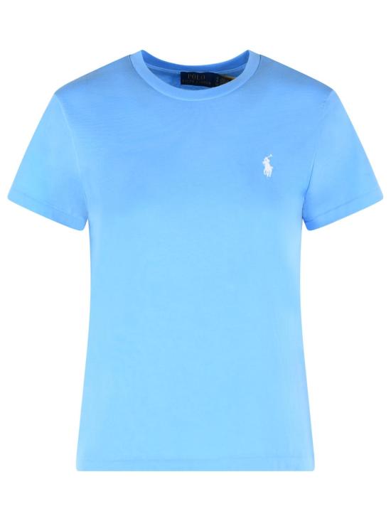 26FW 폴로 랄프로렌 클래식 핏 포니 로고 자수 티셔츠 211B14605005 Light Blue