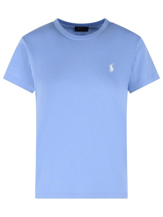 26FW 폴로 랄프로렌 클래식 핏 포니 로고 자수 티셔츠 211B14605025 Light Blue