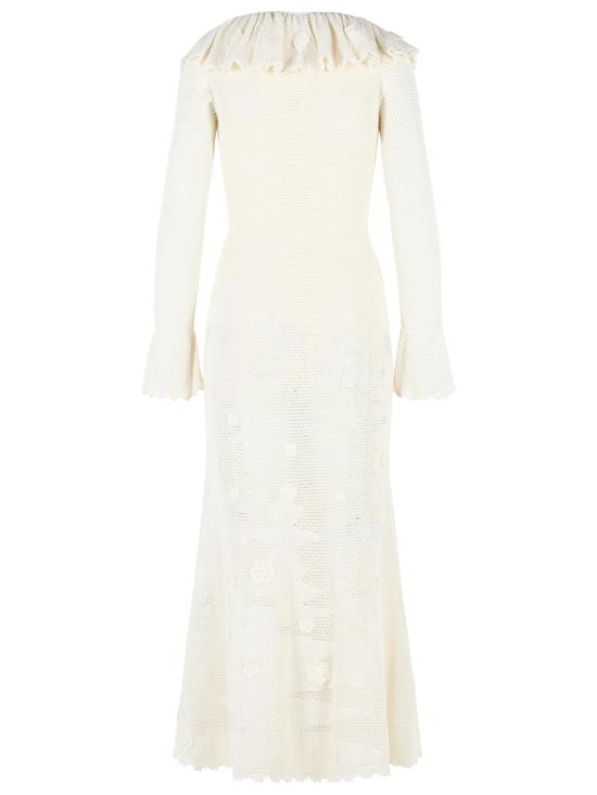 26SS 셀프 포트레이트 미디 원피스 AC26 015M WWHITE White - SELF PORTRAIT