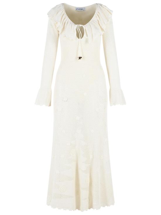 26SS 셀프 포트레이트 미디 원피스 AC26 015M WWHITE White