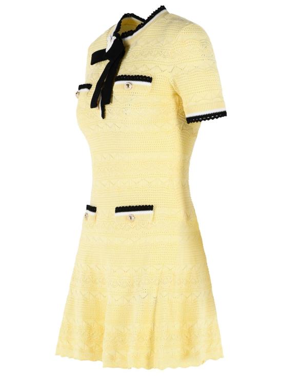 26FW 셀프 포트레이트 숏 원피스 PF26 072S YYELLOW - SELF PORTRAIT
