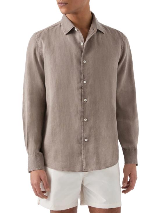 26SS 세인트바쓰 셔츠 RPH000100611L Brown - MC2 SAINT BARTH
