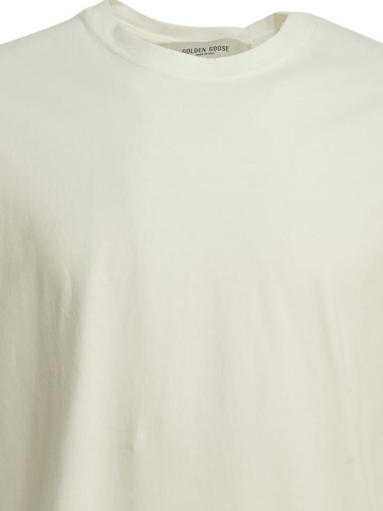 26FW 골든구스 반팔 티셔츠 GMP01220P00063810363 White - GOLDEN GOOSE
