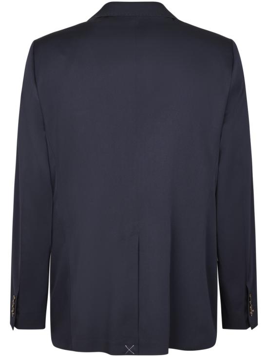 26SS 돌체앤가바나 더블 브레스티드 타오르미나 울 캔버스 자켓 G2WG1TFUBGZB4902 Blue - DOLCE & GABBANA