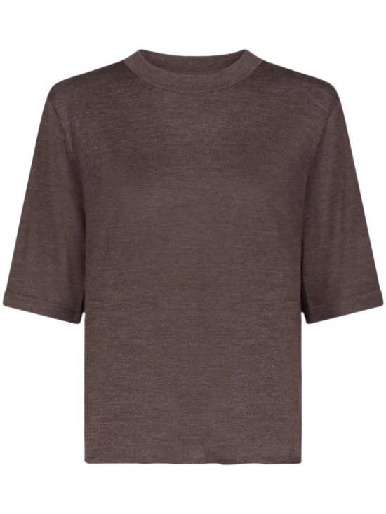 26SS 루루 드 세종 반팔 티셔츠 NALABROWN MELANGE Brown