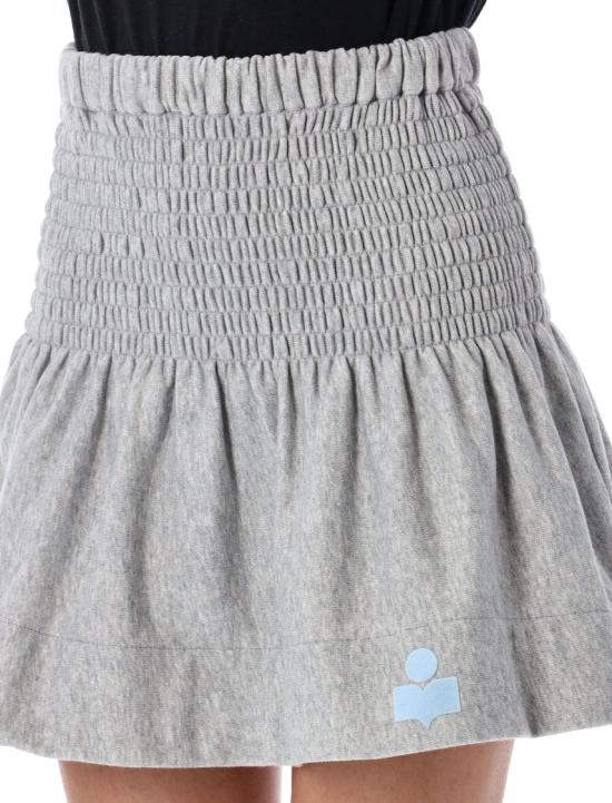 25FW 이자벨마랑에뚜왈 미디 스커트 JU0146FCA1M07EGYIB Grey - ISABEL MARANT ETOILE