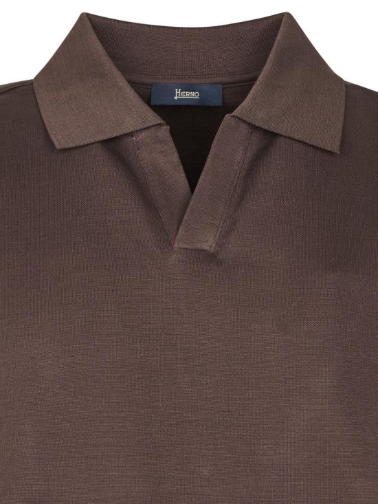 26SS 에르노 폴로 티셔츠 JV000004U520598800 Brown - HERNO
