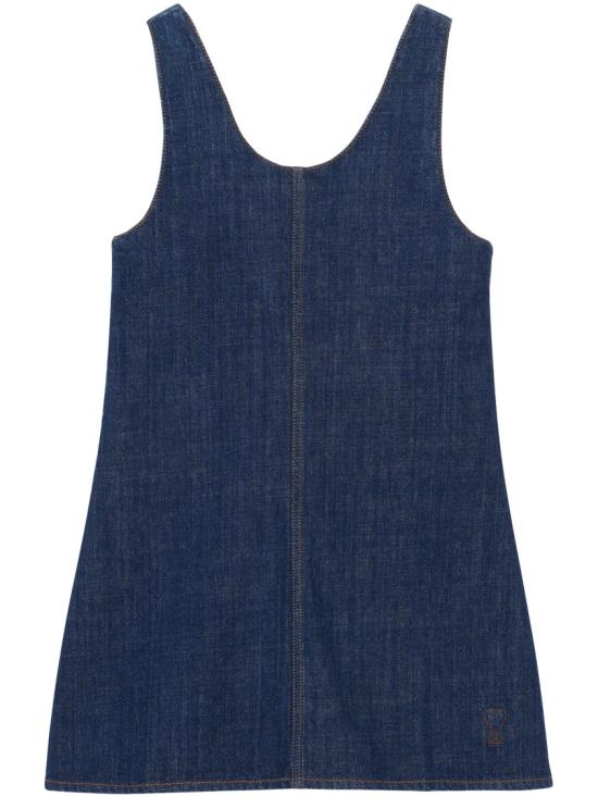 26SS 아미 코튼 쇼츠 스트랩 드레스 FDR665 DE0122402 Blue