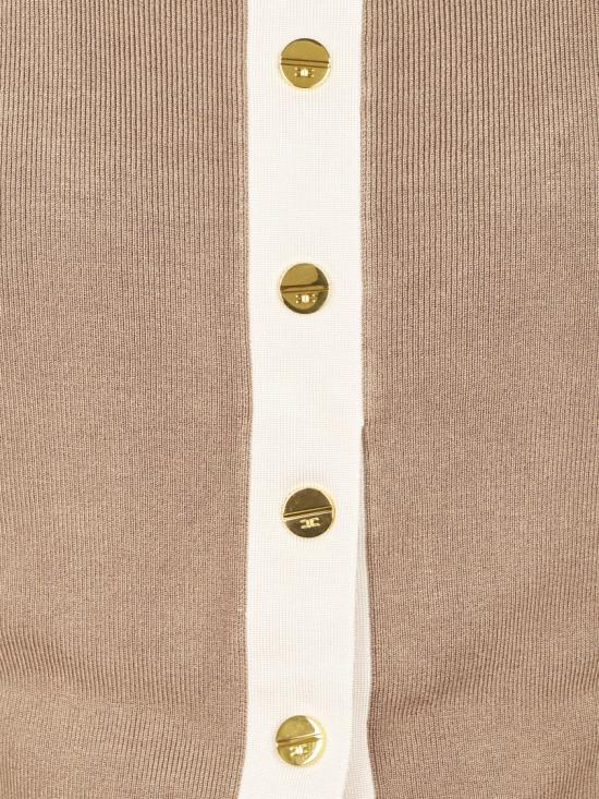 26SS 엘리자베타프랜치 탑 TK72S61E2727 Brown - ELISABETTA FRANCHI