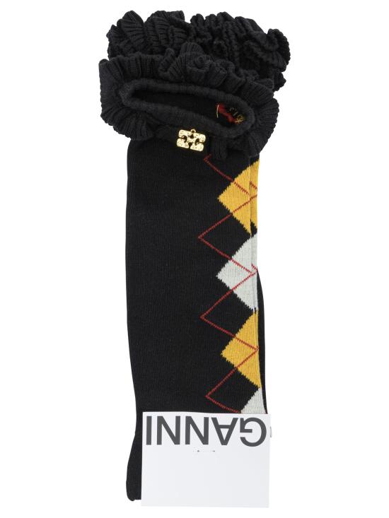 26FW 가니 양말 B3020229099 Black