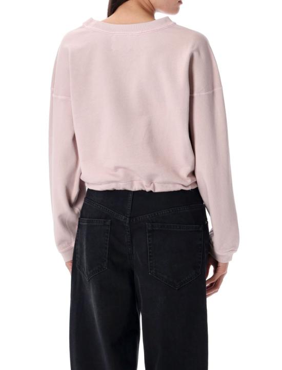 25FW 이자벨마랑에뚜왈 로고 프린트 드로스트링 스웨트셔츠 SW0005FAC3M07ELKEC Pink - ISABEL MARANT ETOILE