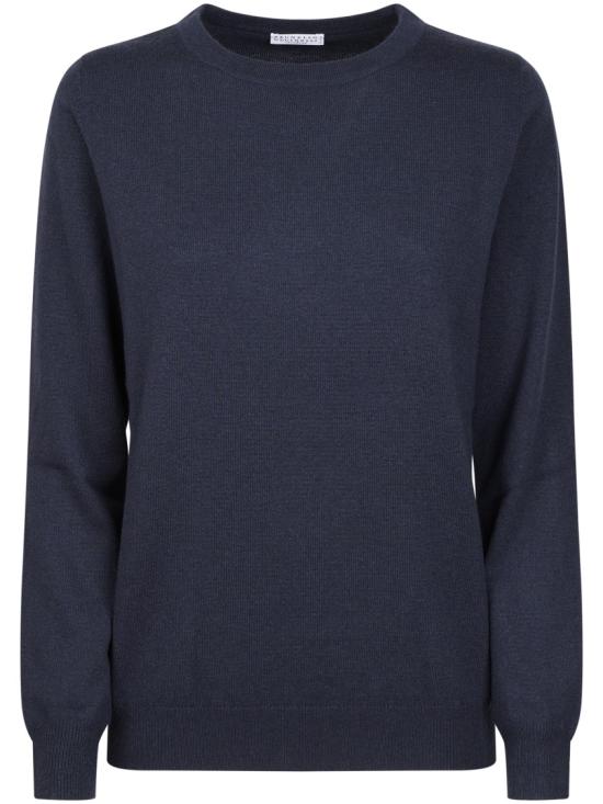 26SS 브루넬로 쿠치넬리 니트웨어 M12144400C4224 Blue