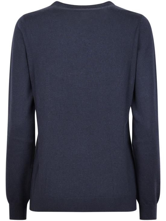 26SS 브루넬로 쿠치넬리 니트웨어 M12144400C4224 Blue - BRUNELLO CUCINELLI