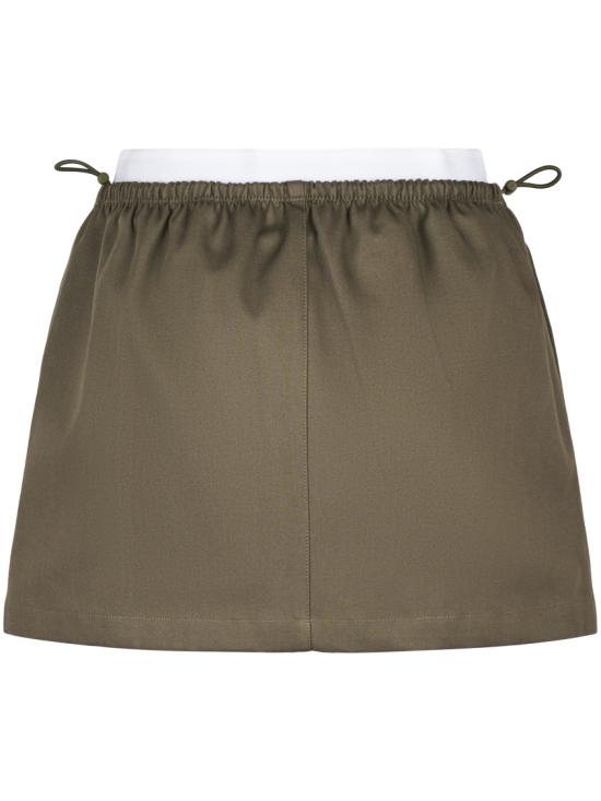 26SS 알렉산더 왕 숏 스커트 1WC1265382305 Green - ALEXANDER WANG