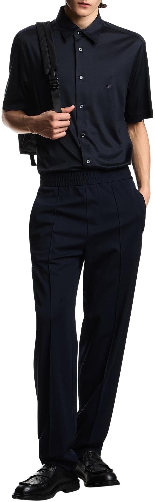 26SS 엠포리오 아르마니 셔츠 8056643442662 BLUE - EMPORIO ARMANI