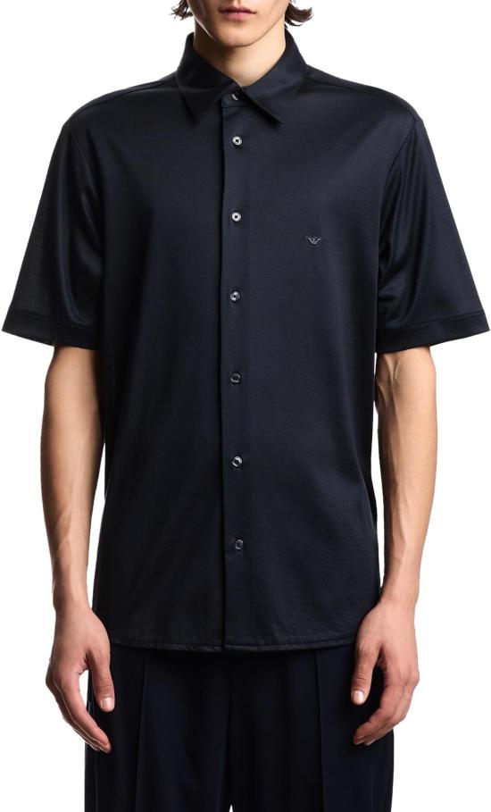 26SS 엠포리오 아르마니 셔츠 8056643442662 BLUE - EMPORIO ARMANI