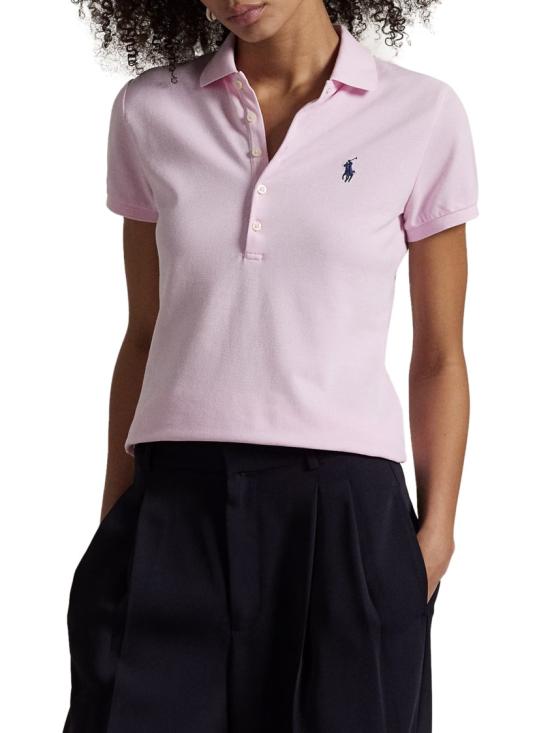 26SS 폴로 랄프로렌 슬림핏 스트레치 폴로 셔츠 211B18200014 Pink - POLO RALPH LAUREN