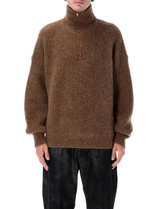 25FW 이자벨마랑 집업 니트 PU0757HAC3L04H50WB Brown
