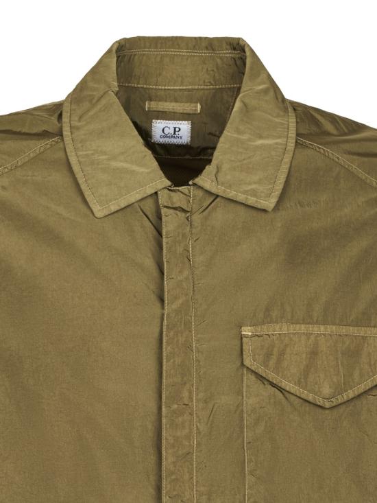 26SS 씨피 컴퍼니 크롬-R 렌즈 오버 셔츠 RSCMOS710A005904G683 Green - C.P. COMPANY