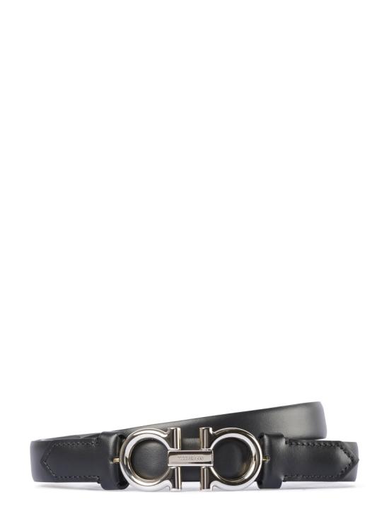 26SS 살바토레 페라가모 레귤러 벨트 715735001 Black - SALVATORE FERRAGAMO