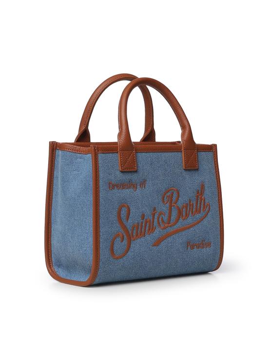 26SS 세인트바쓰 토트백 VANMD001 01515L Blue brown - MC2 SAINT BARTH