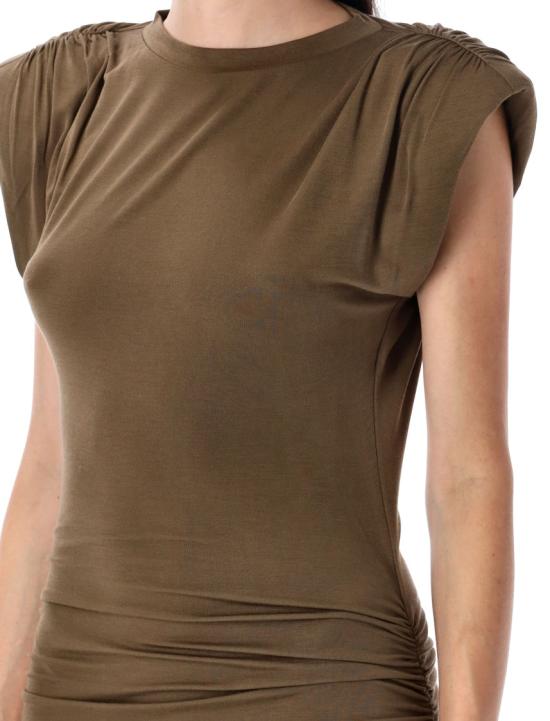 25FW 이자벨마랑에뚜왈 롱 원피스 RO0802FAC3K01E67KI Green - ISABEL MARANT ETOILE
