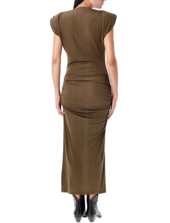 25FW 이자벨마랑에뚜왈 롱 원피스 RO0802FAC3K01E67KI Green - ISABEL MARANT ETOILE