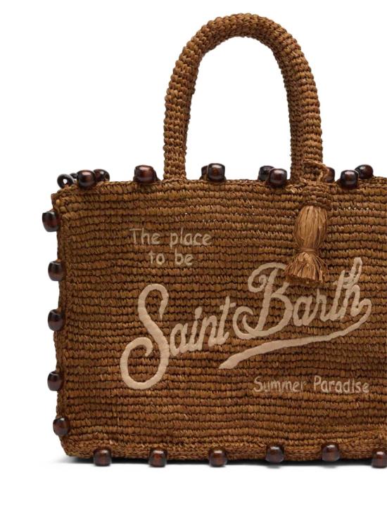 26SS 세인트바쓰 토트백 COL001309044L Brown - MC2 SAINT BARTH