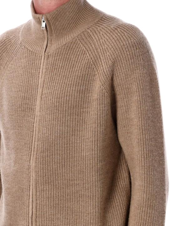 25FW 이자벨마랑 집업 니트 CA0044HAA1L79H50CM Brown - ISABEL MARANT