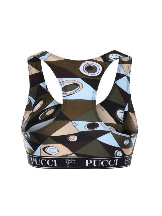 26SS 푸찌 트레이닝 티셔츠 6HTP57 6H865P18 KHAKI BLUE - PUCCI