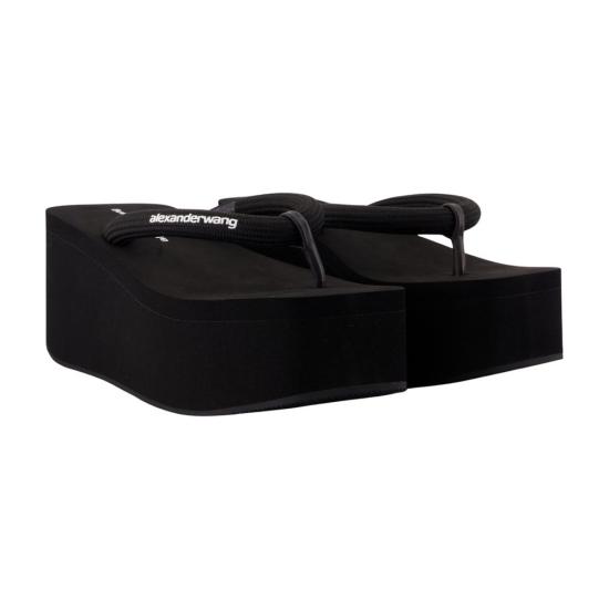 26FW 알렉산더 왕 뮬/슬리퍼 30326S024 001 black - ALEXANDER WANG