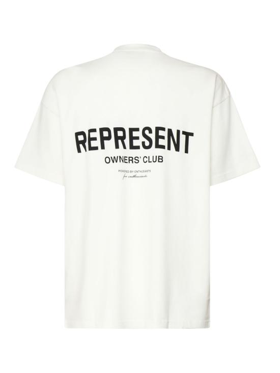 26FW 리프레젠트 반팔 티셔츠 OCM41114 072 FLAT WHITE - REPRESENT