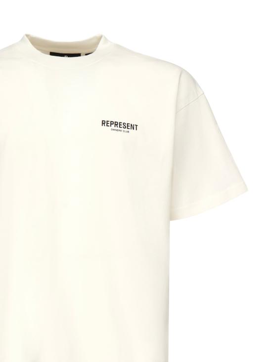 26FW 리프레젠트 반팔 티셔츠 OCM41114 072 FLAT WHITE - REPRESENT