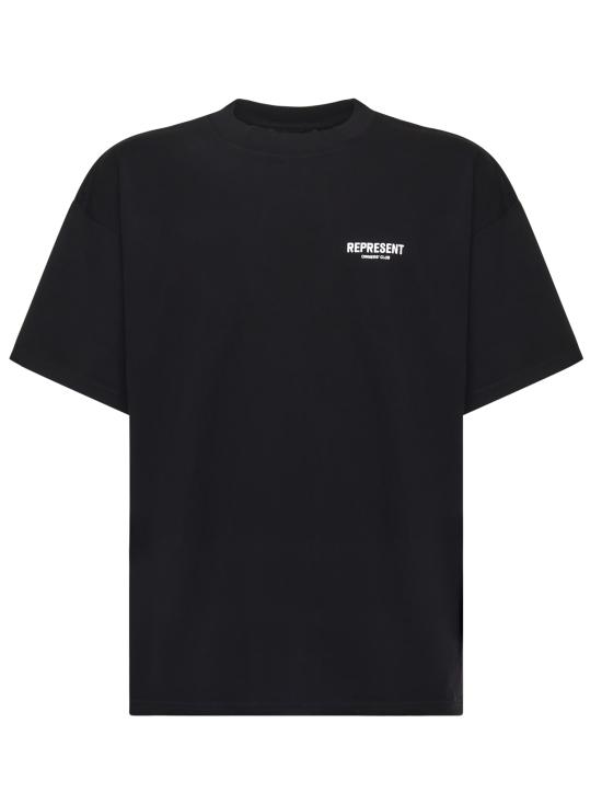 26FW 리프레젠트 반팔 티셔츠 OCM41114 001 BLACK