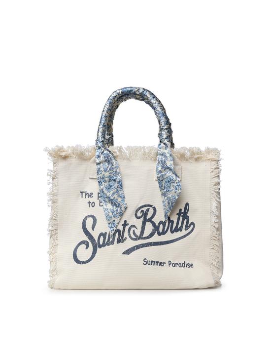 26SS 세인트바쓰 토트백 VANI045 09243L WHITE light blue