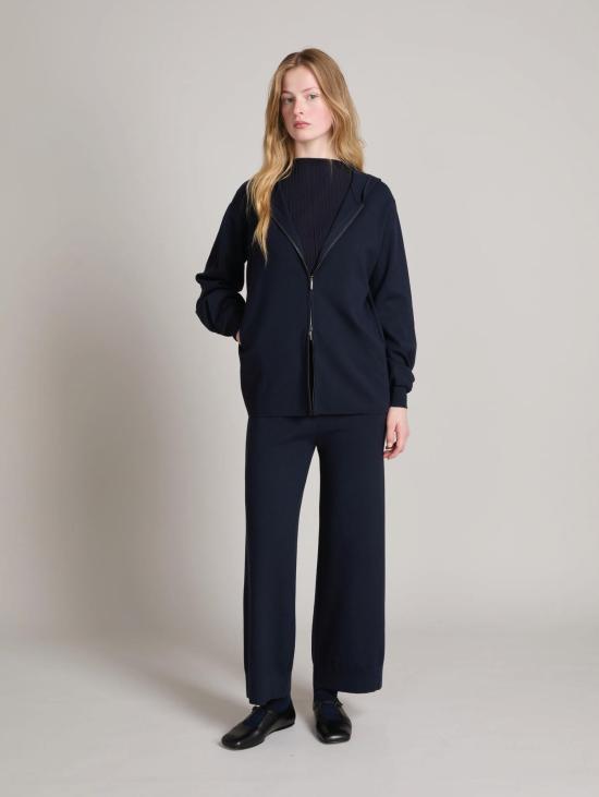 26FW 막스마라 수트 팬츠 마글리아 블루의 판탈로니 리네아 드리타 - MAX MARA