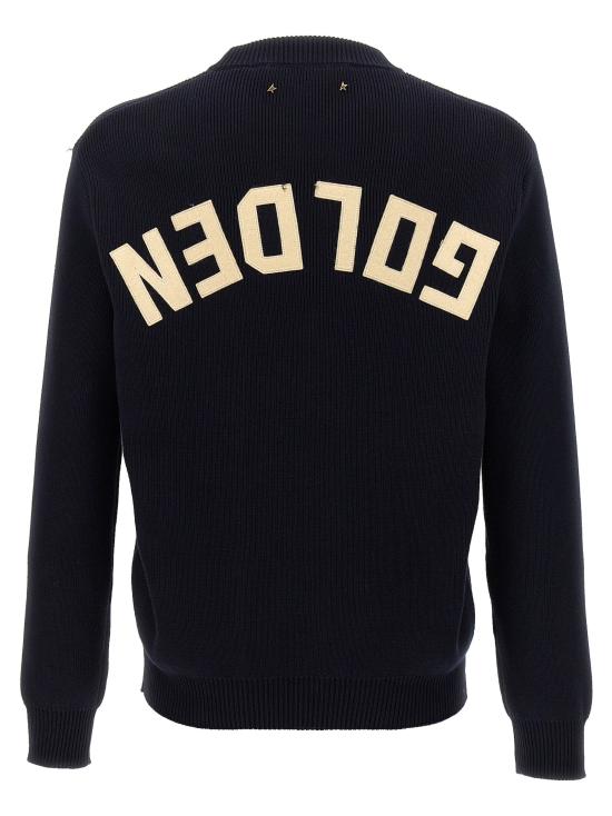 26SS 골든구스 로고 코튼 라운드넥 스웨터 GMP00841P0006625048650486 - GOLDEN GOOSE
