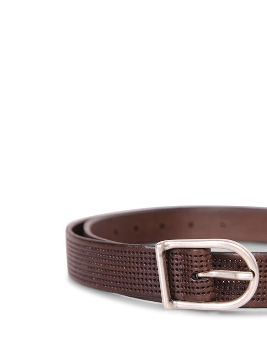 26FW 델 오글리오 가죽 벨트 3408 3867 14 M1 Brown - DELL'OGLIO